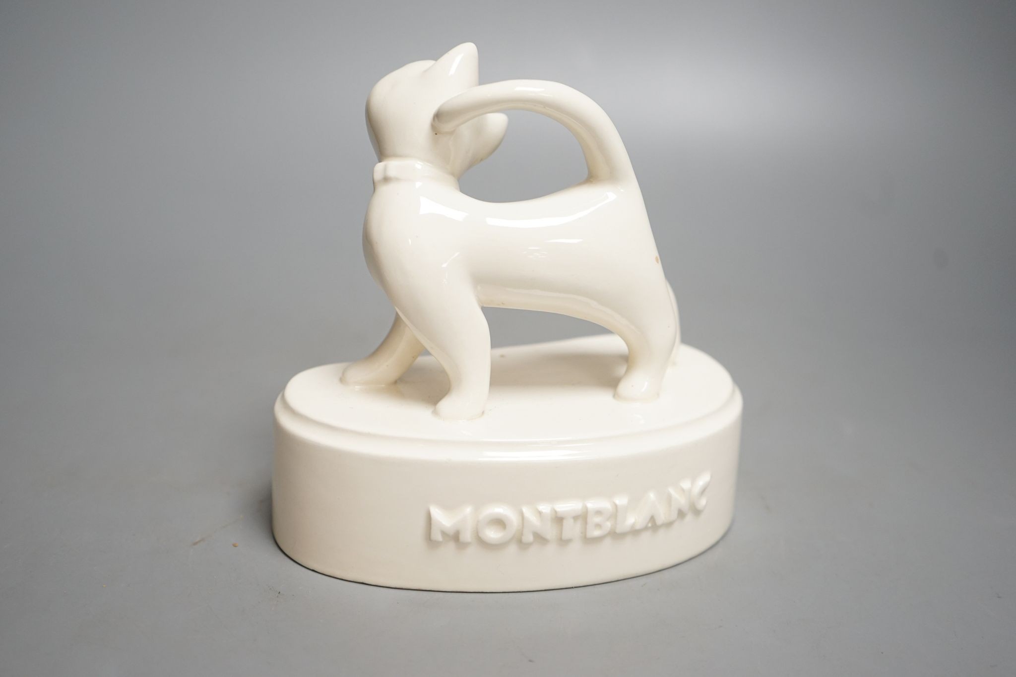 A rare Montblanc advertising display pottery 